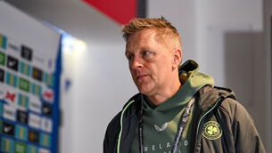 <p>Republic of Ireland head coach Heimir Hallgrimsson arrives at Wembley before the England fixtured. Pic: Stephen McCarthy/Sportsfile</p>