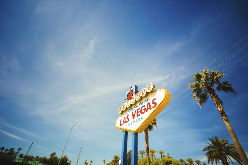 The Welcome to Fabulous Las Vegas Nevada sign. 