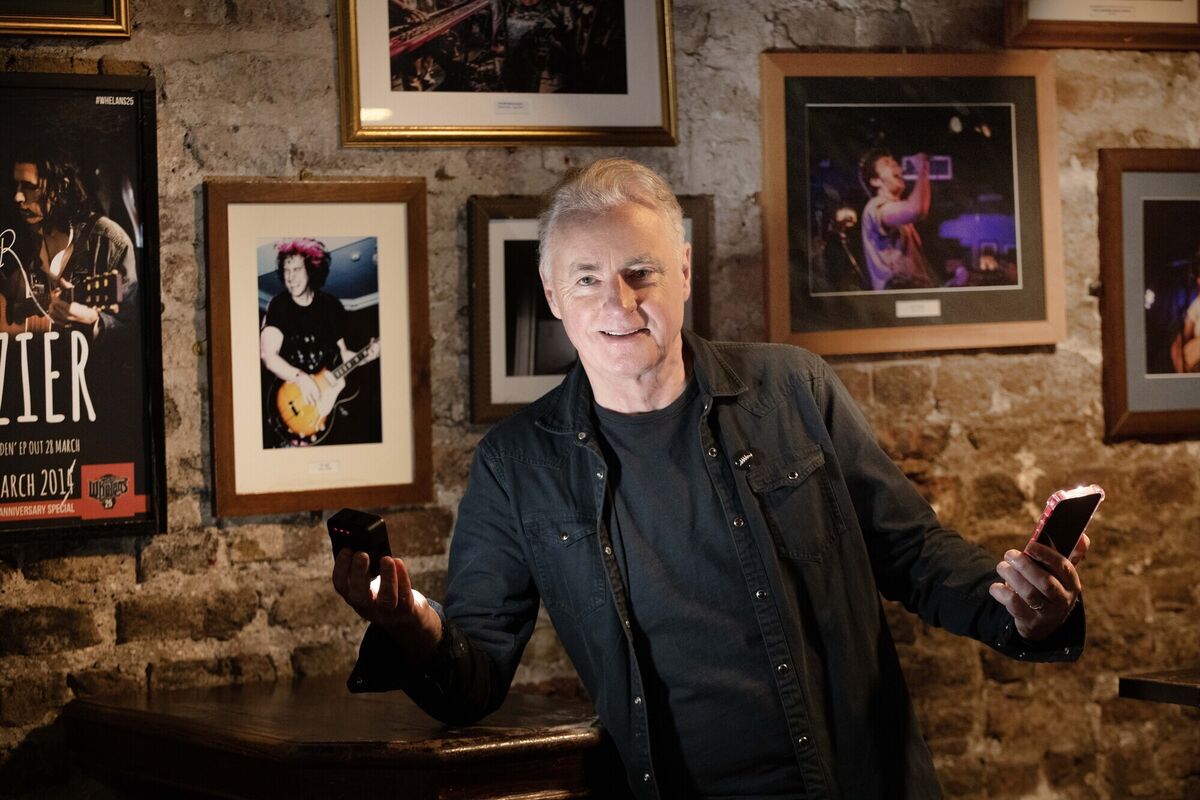  Dave Fanning in Whelans. Pbotograph Moya Nolan