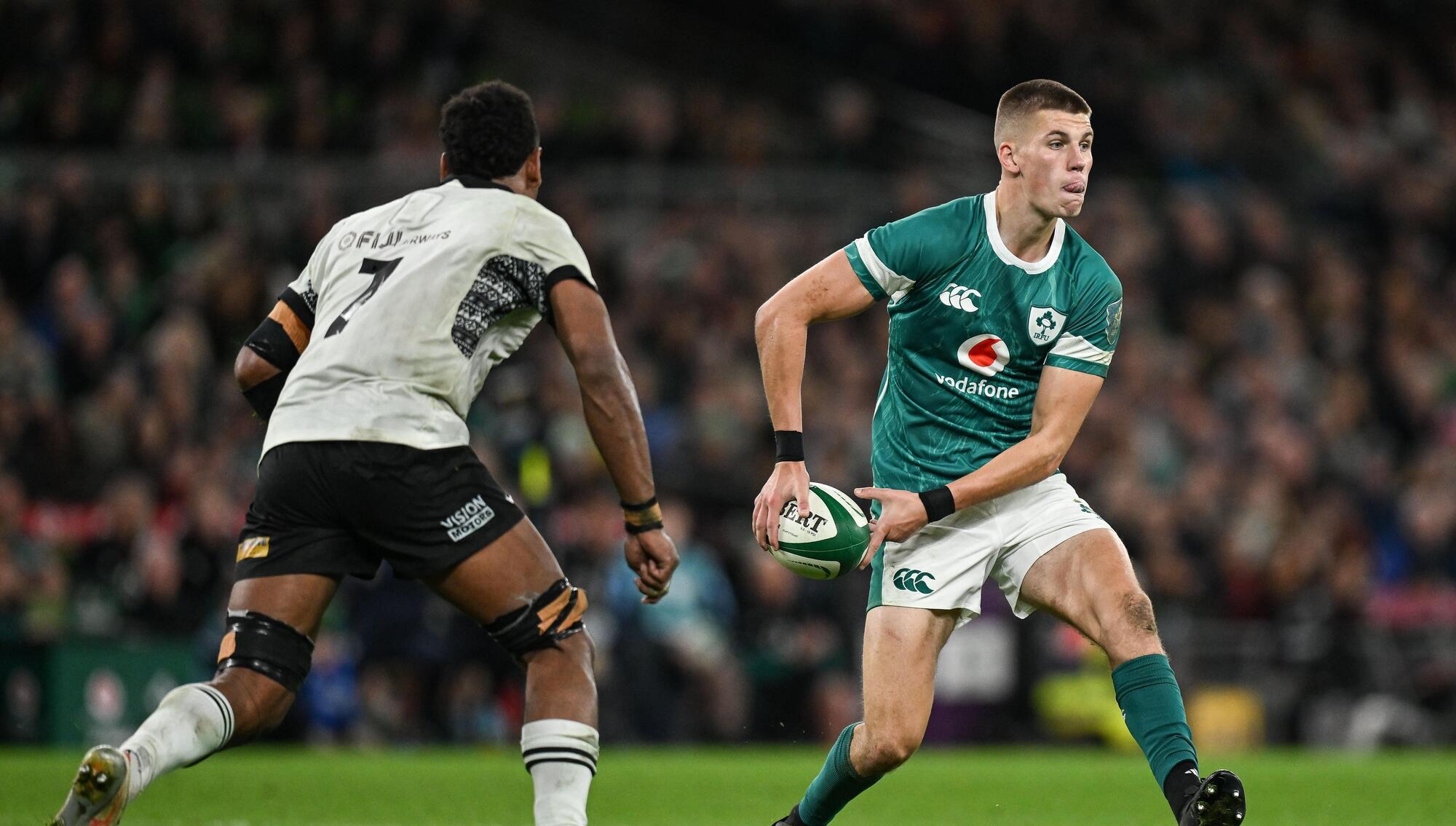 'A great showing from him' - Andy Farrell happy with rookie out-half Sam Prendergast