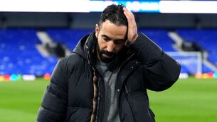 <p>TOUGH JOB: Manchester United manager Ruben Amorim following the Premier League match at Portman Road. Pic: Bradley Collyer/PA Wire.</p>