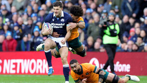 <p>CHALLENGE SET: Blair Kinghorn feels Scotland must prove they are the real deal. Picture: Steve Welsh/PA</p>