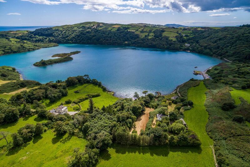 Views of Lough Hyne from Knockomagh Hill are spectacular