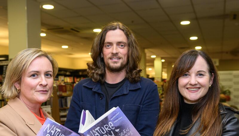 Nature Boy author Seán Ronayne at the launch of his book in Cork. Picture: Dan Linehan