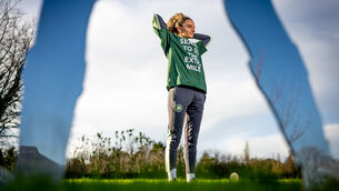 <p>Leanne Kiernan at the Republic of Ireland WNT Media Day at FAI HQ, Abbotstown. Pic: ©INPHO/Morgan Treacy</p>