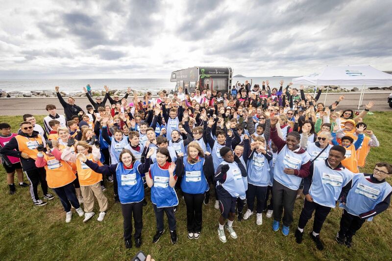 Pictured at the Blue Flag Marine Education Day in September on Garryvoe beach, Co. Cork, were students from Midleton CBS Primary School, Midleton Educate Together National School, Scoil Bhride Midleton, and St Colman's College Midleton at the event organised by Clean Coasts Ballynamona. Clean Coasts Ballynamona and St Colman’s College were among the nominees at today's awards.