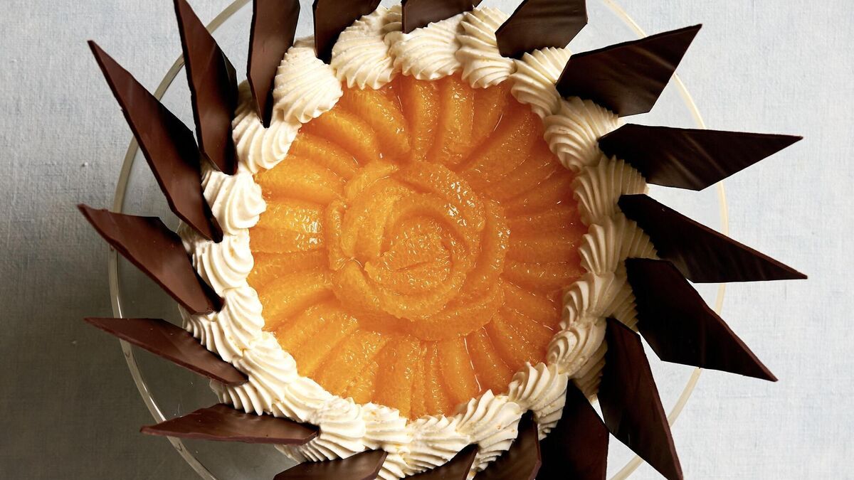 JR Ryall’s Orange Mousse with Chocolate Wafers