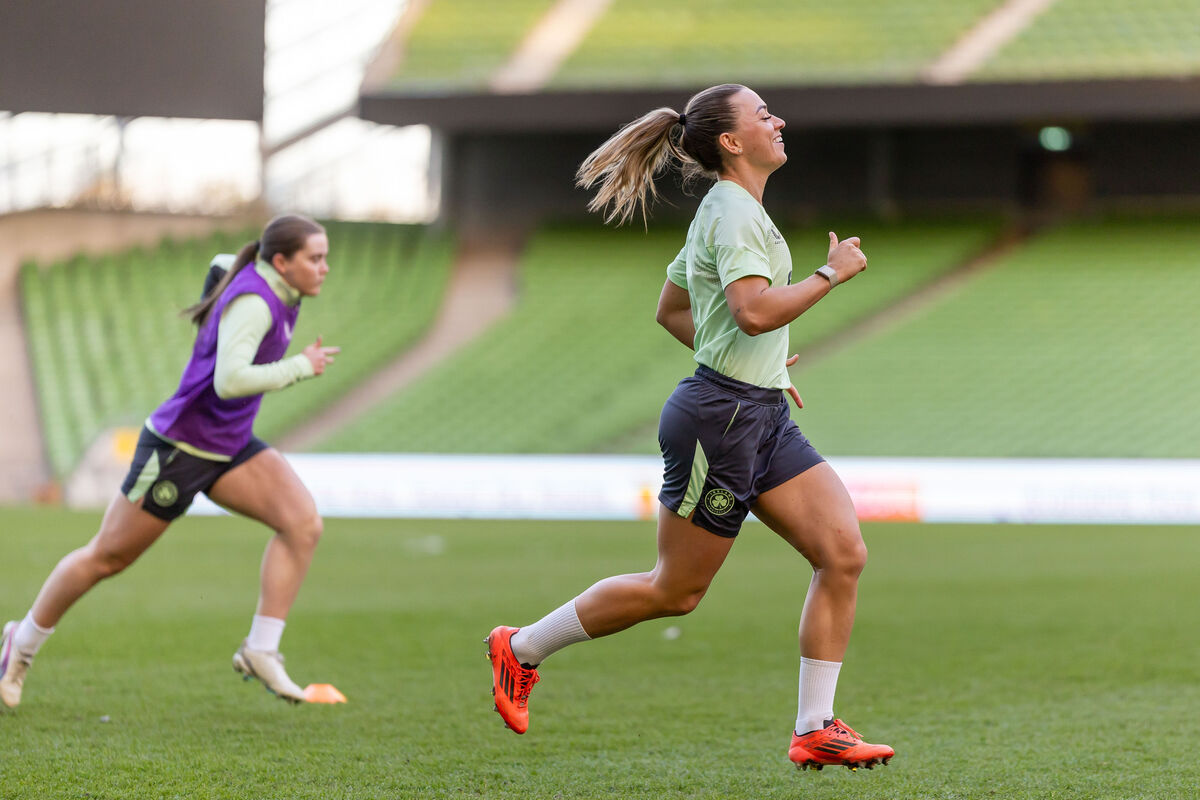 Katie McCabe during training. Pic: ©INPHO/Morgan Treacy