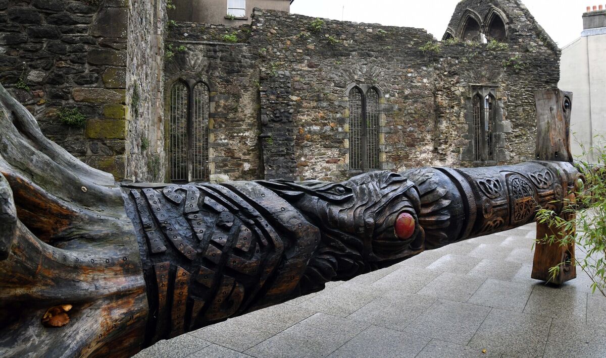 A Viking sword at the Viking Triangle, Waterford. Picture: Denis Minihane