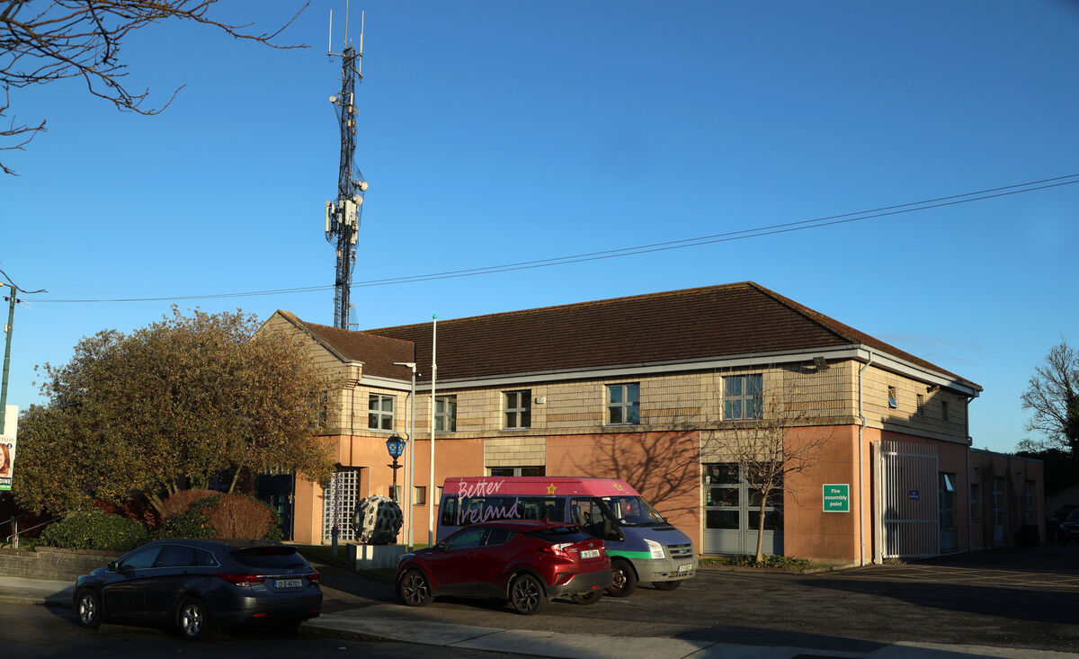 Ballyfermot Garda Station, which was evacuated on Monday afternoon.