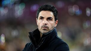 <p>Arsenal manager Mikel Arteta during the Premier League match at the London Stadium, London. Picture date: Saturday November 30, 2024.</p>