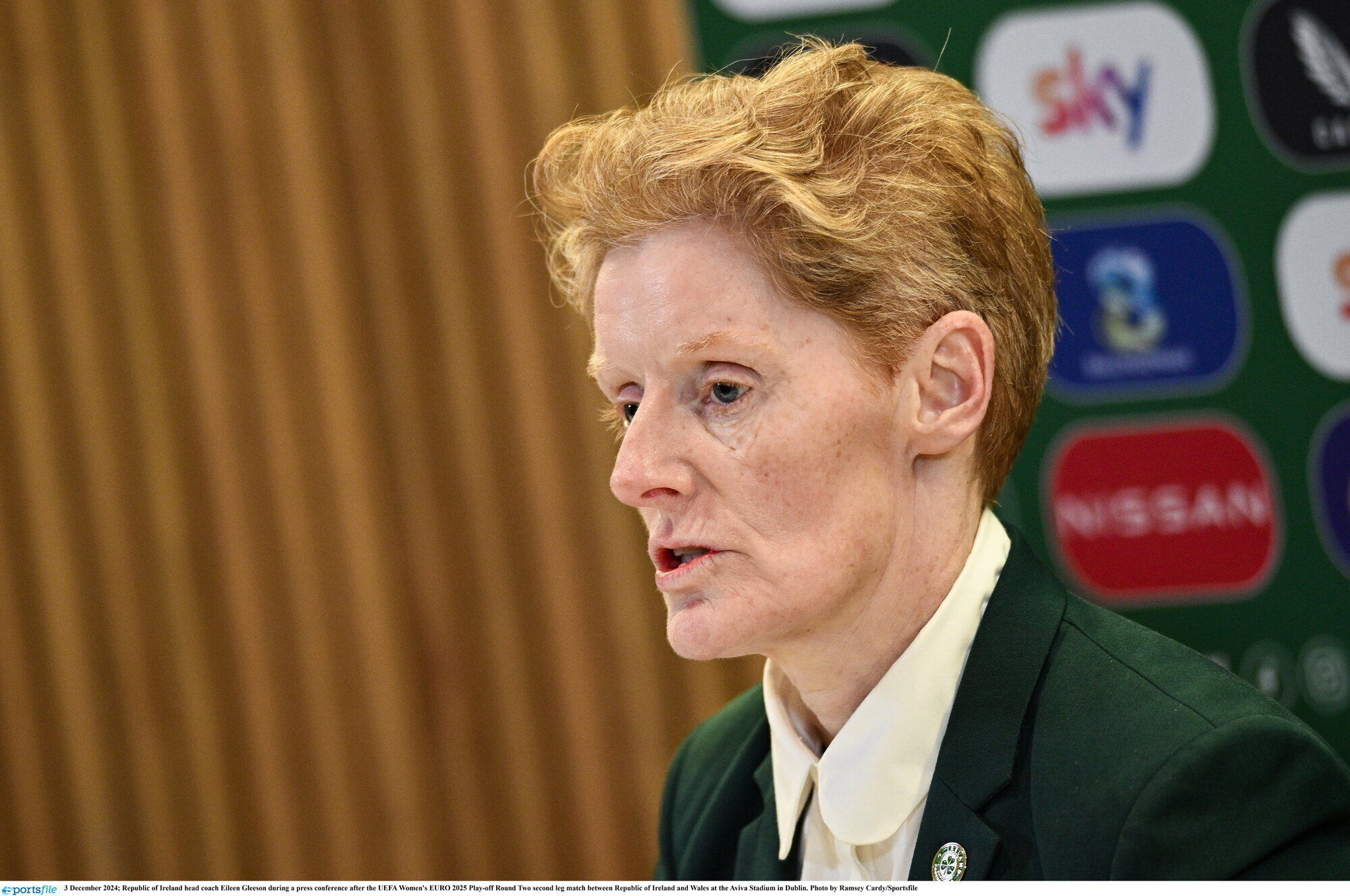Eileen Gleeson refuses to discuss Ireland future after Euro dream ends