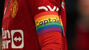 Manchester United abandoned plans to wear pro-LGBTQ+ walkout jackets on Sunday (Martin Rickett/PA)