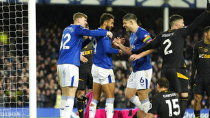 <p>Everton scored four against Wolves (Peter Byrne/PA)</p>