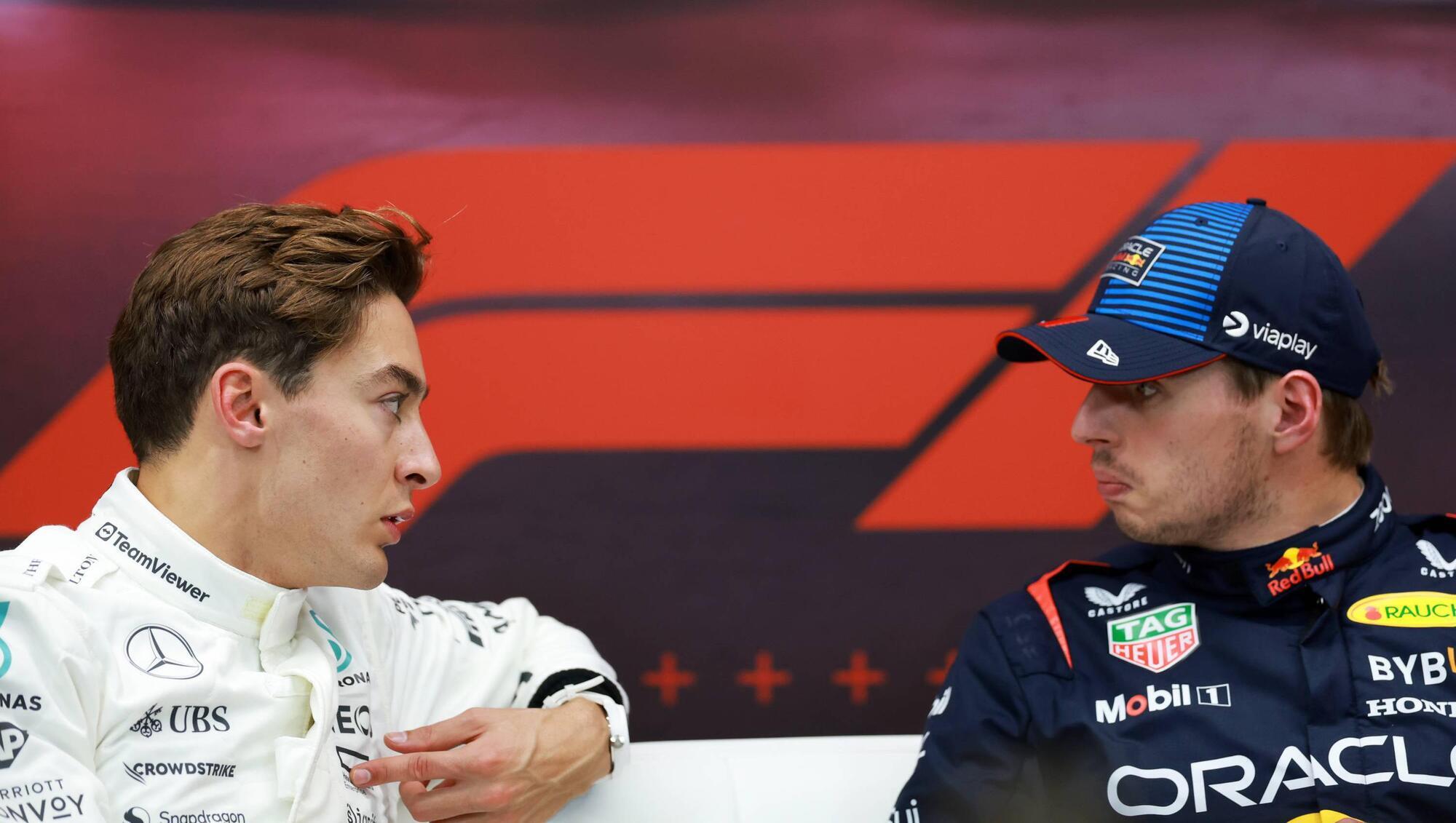 George Russell claims Max Verstappen threatened to ‘put my head in the wall’