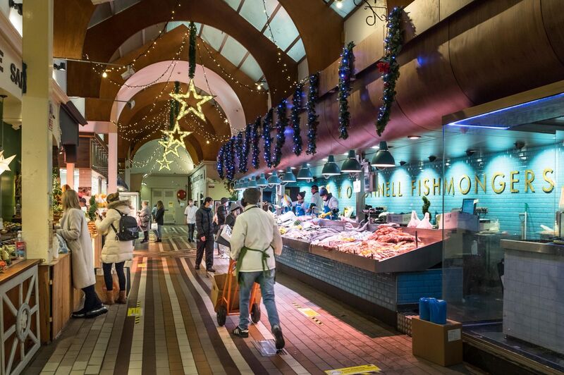 The lights, atmosphere, and the smell of spiced beef in the air — there really is no place like the English Market to soak up the festive spirit.