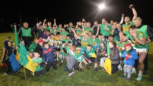 <p>Kilmurry celebrating after winning the Munster Club JFC final against Kerry's Firies. Picture: Brendan Gleeson</p>