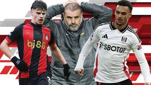 <p>TALKING POINTS: Bournemouth's impressive Milos Kerkez, Tottenham manager Ange Postecoglou and Fulham's Antonee Robinson.</p>