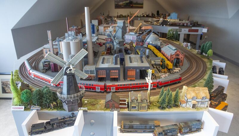 The spectacular model railway owned by Kevin Meany at his home in Douglas, Cork. Picture: Dan Linehan