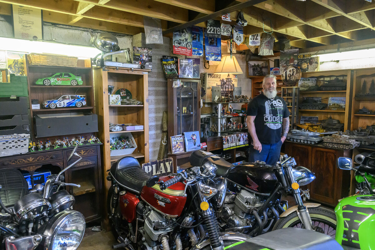 Noel describes his hobby as 'pure escapism'. Noel describes his hobby as 'pure escapism'.