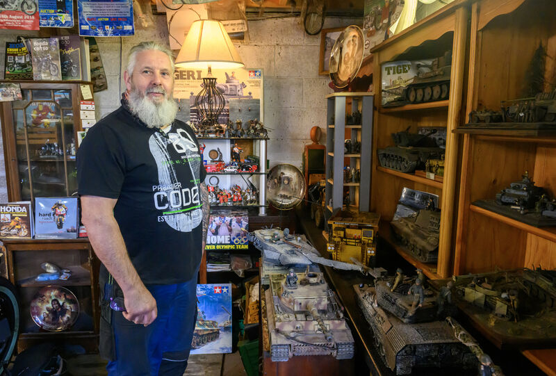  Noel found a lot of time to build on his collection during covid.