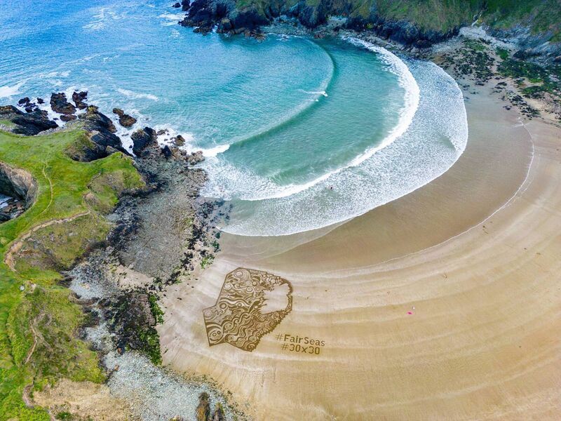 Kilmurrin Beach, Co. Waterford. Photographer: Tony Kinlan, Aerial.ie Kilmurrin Beach, Co. Waterford. Photographer: Tony Kinlan, Aerial.ie