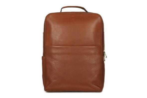 Backpack in Cognac, €279, Louis Copeland.