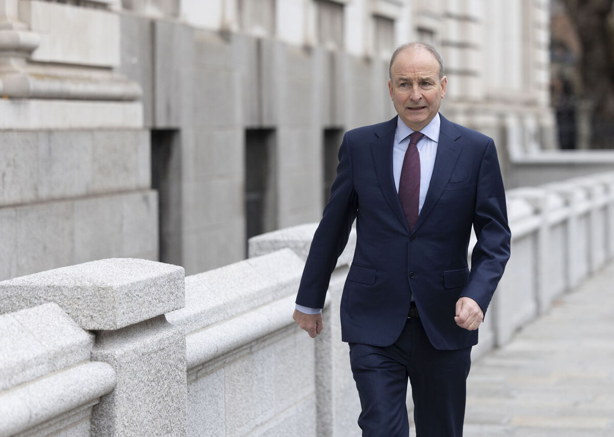Tánaiste Micheál Martin ahead of the final Cabinet Meeting at Government Buildings. Picture: Sam Boal/Collins Tánaiste Micheál Martin ahead of the final Cabinet Meeting at Government Buildings. Picture: Sam Boal/Collins