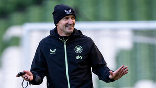 <p>Colin Healy ahead of Ireland's Euro 2025 playoff against Wales. Picture: ©INPHO/Morgan Treacy</p>