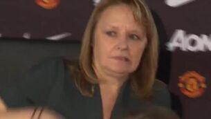 WATCH: Man United’s PR woman is Not impressed with Van Gaal rant