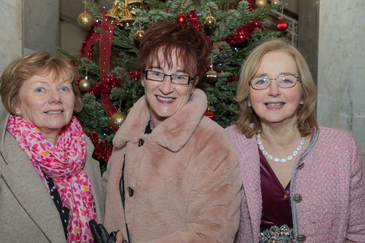 Sheila Williams, Carol Kiely and Margaret Williams at the concert. 