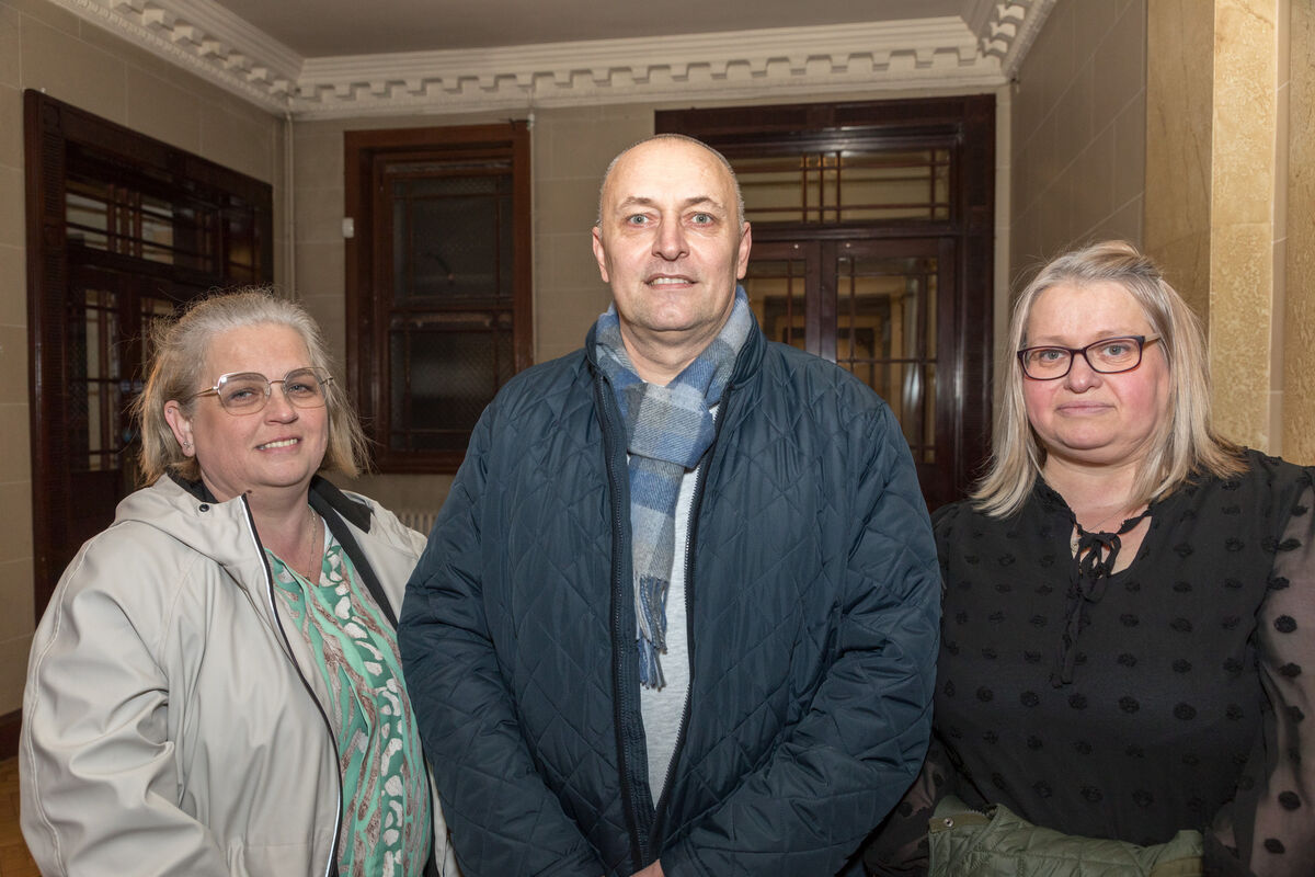 Elizabeth and Viktor Gecso with Monika Juriga.