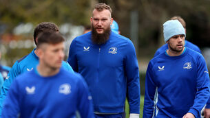 <p>LEARNING: Leinster’s young players are gaining valuable experience from players like RG Snyman and Jordie Barrett. Picture: ©INPHO/Andrew Conan</p>