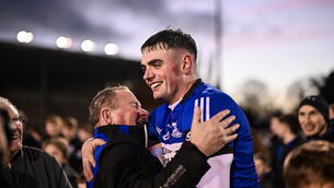 <p>SARS SOAR: James Sweeney of Sarsfields celebrates victory in the Munster Senior Club Hurling Championship final over Ballygunner at FBD Semple Stadium in Thurles. Picture: Piaras Ó Mídheach/Sportsfile</p>