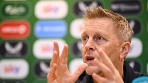 <p>Republic of Ireland head coach Heimir Hallgrimsson during a FIFA World Cup Draw media briefing at FAI Headquarters in Abbotstown, Dublin. Pic: Seb Daly/Sportsfile</p>