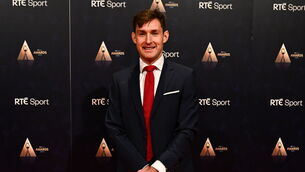 <p>Paul O'Donovan during the RTÉ Sports Awards 2024 at RTÉ studios in Donnybrook, Dublin. Picture: by Ben McShane/Sportsfile</p>