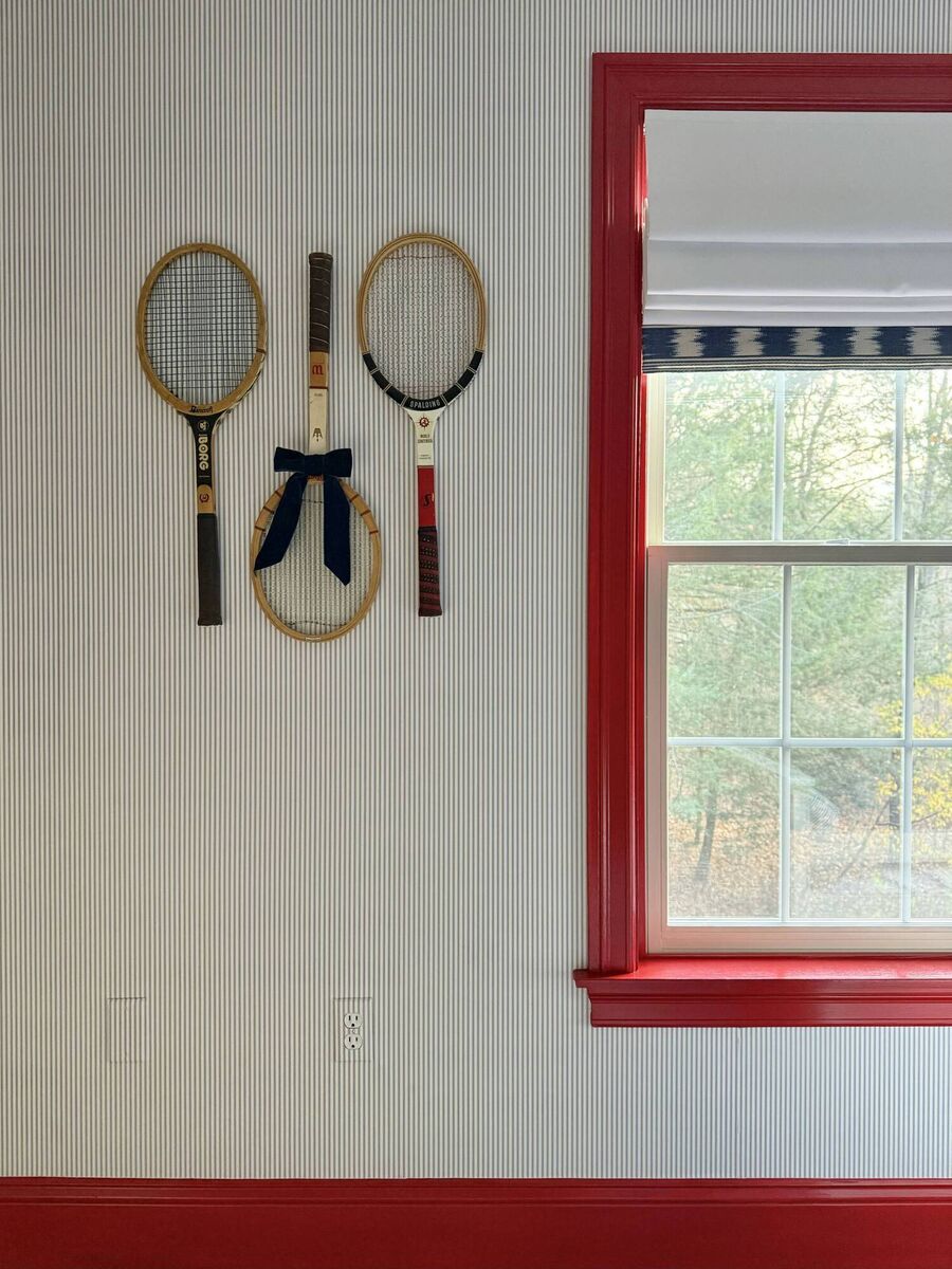 Wall detail in William's bedroom.