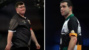 <p>Tipperary's Dylan Slevin (right) and Limerick's Willie O'Connor (left). Pictures: Tom Dulat/Getty Images and Luke Walker/Getty Images </p>