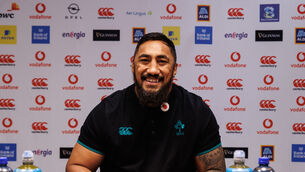<p>STAYING PUT: Bundee Aki has signed a new one-year contract extension and will remain in Ireland with Connacht Rugby until the end of the 2025/26 season. Pic: Ben Brady/Inpho</p>