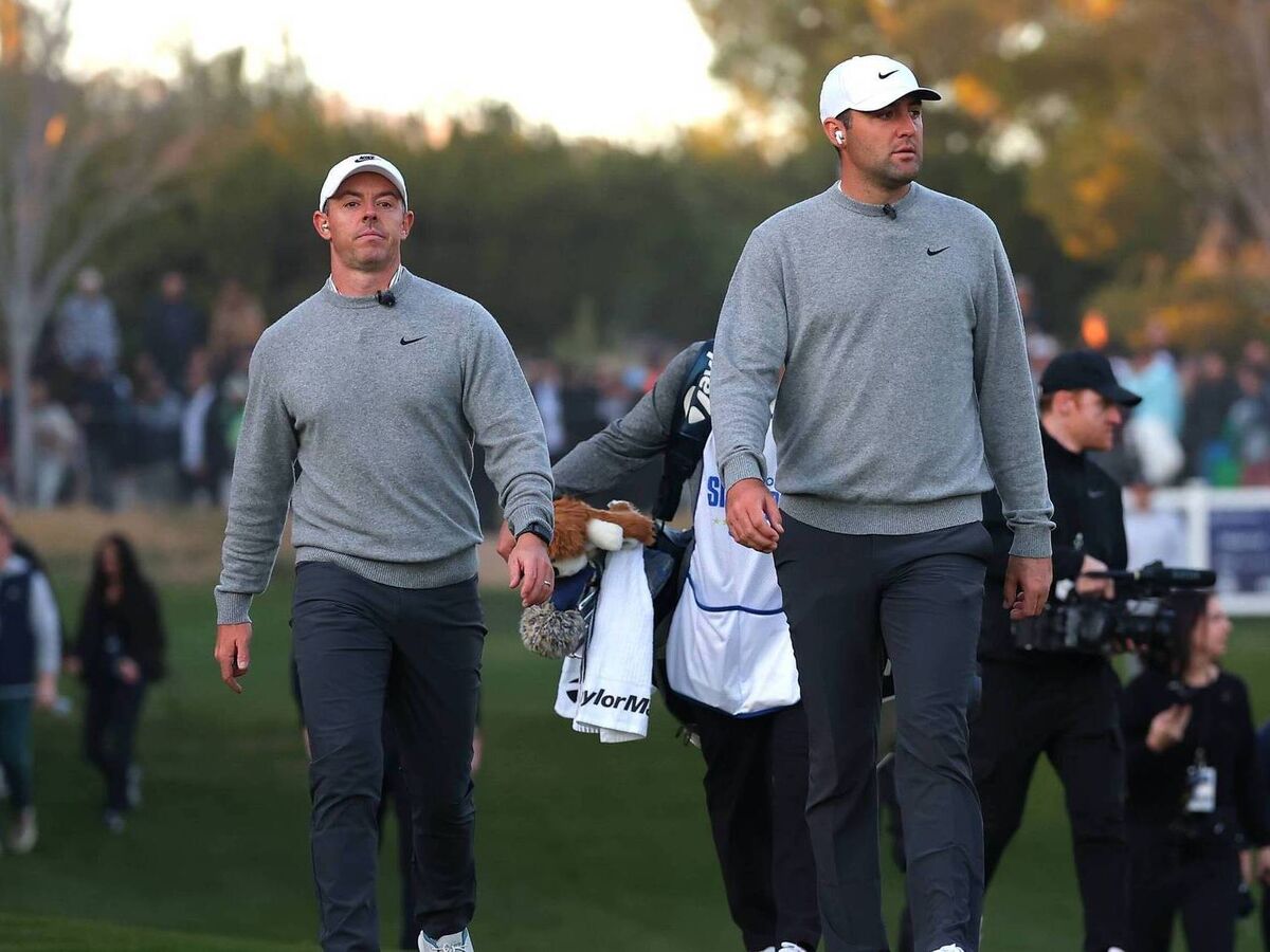 Rory McIlroy and Scottie Scheffler each earn $5m in cryptocurrency for easy  victory over LIV Golf pair