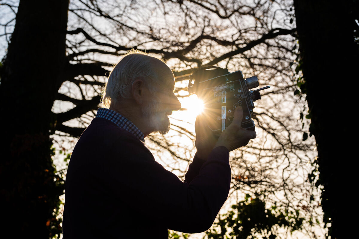 Michael Mulcahy started as a young radio and TV technician before buying himself an 8mm camera in the mid-60s, and building a home audio studio a few years later. Picture: Noel Sweeney