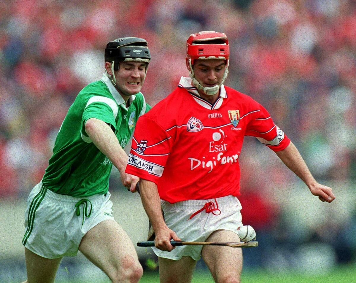 Sean McGrath playing for Cork against Limerick in the 2000 Munster SHC semi-final at Semple Stadium. Photo: Ray McManus/Sportsfile