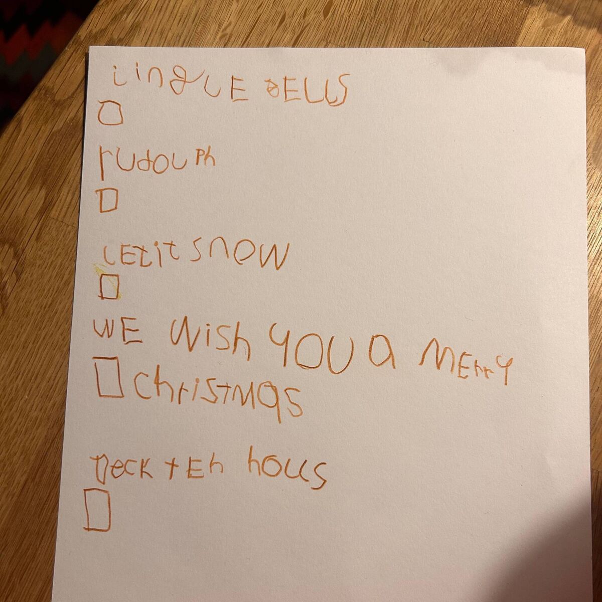 Tom has hand-picked five songs that the children will be singing, and they include Jingle Bells, Rudolph the Red-Nosed Reindeer, Let It Snow, We Wish You A Merry Christmas, and Deck the Halls. Picture: GoFundMe Tom has hand-picked five songs that the children will be singing, and they include Jingle Bells, Rudolph the Red-Nosed Reindeer, Let It Snow, We Wish You A Merry Christmas, and Deck the Halls. Picture: GoFundMe
