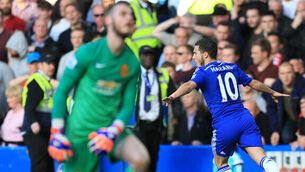 Hazard goal separates sides at Stamford Bridge