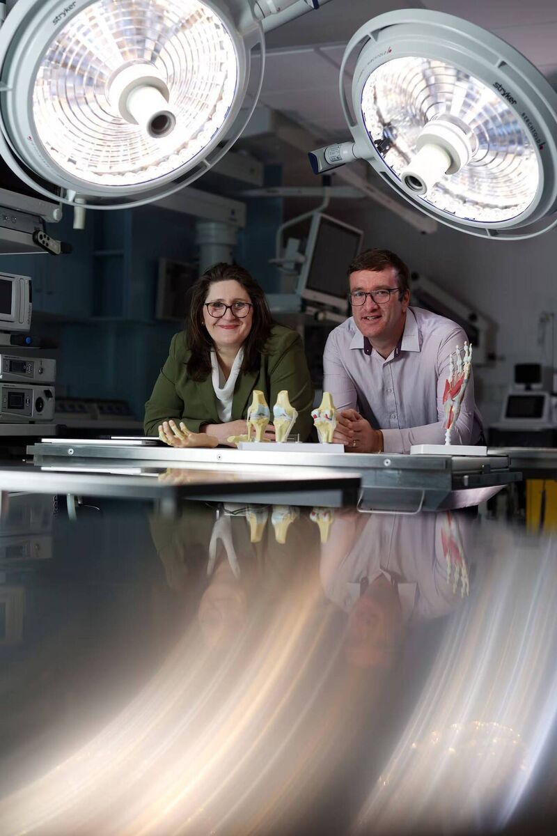 Mags Arnold, IUA MicroCreds project lead, and Dr Michael Cronin, clinical industrial liaison officer and course coordinator at UCC. 