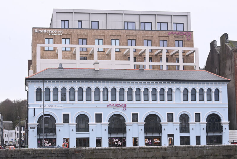 The 153-bed Moxy and the 53-bed Residence Inn on Camden Quay Picture: Larry Cummins