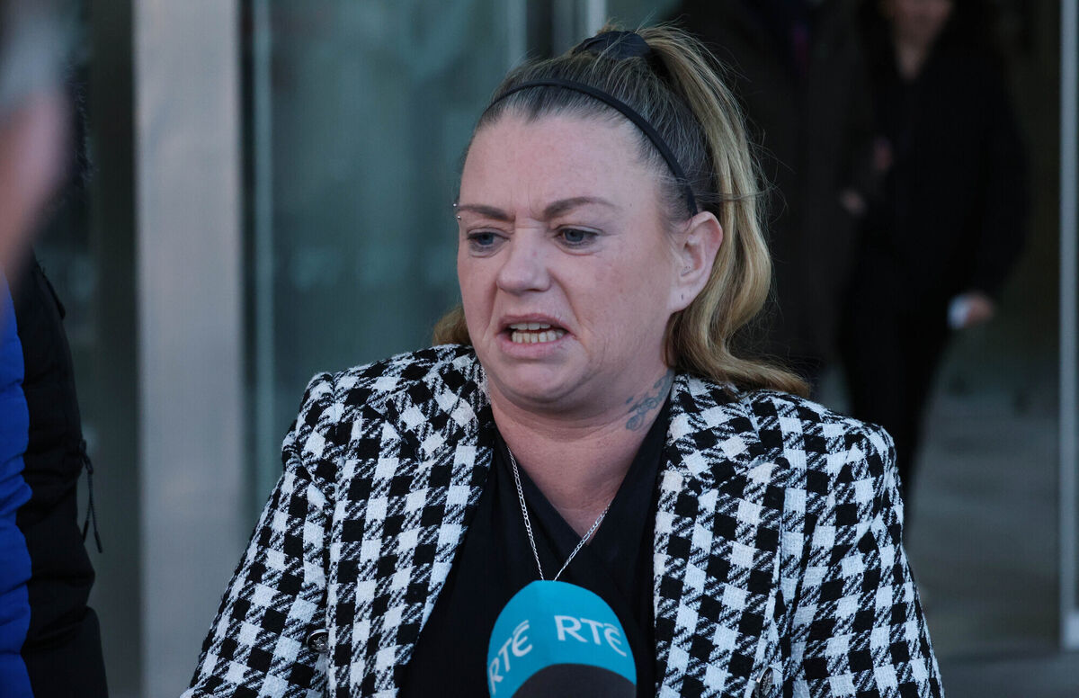 Kelly O'Brien: 'He’s a coward and I hope to God that karma comes around and he gets the same death as he gave my husband and child because by god they suffered and four years and seven months is a joke.' Piture:c Collins Courts