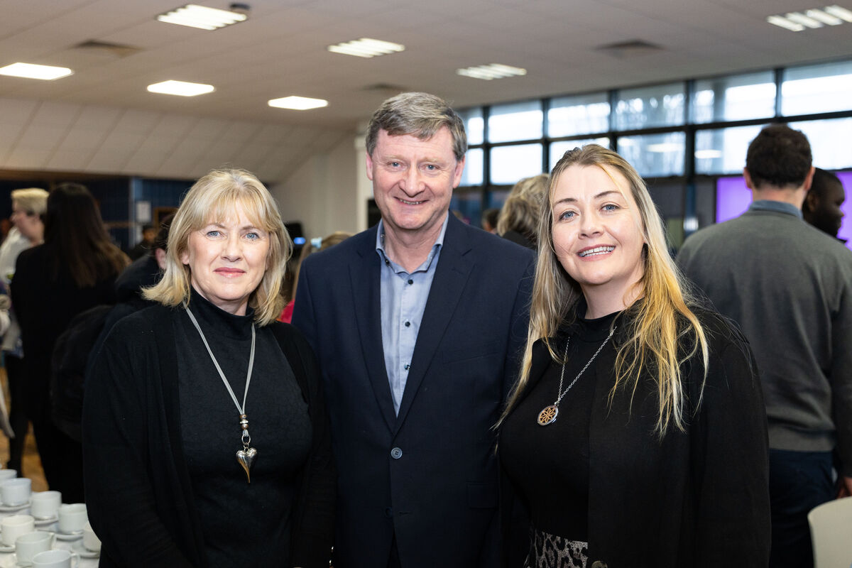 Marian Hennessy, manager of Ability@Work with Horizons, Gearóid Gilley, director of Horizons,  and Molly O’Keeffe, regional manager, Horizons, at a ceremony to mark Cope Foundation rebranding as Horizons to reflect the organisation’s vision and goal of supporting people with an intellectual disability and/or autism to live a life of their choosing. Photo: Darragh Kane