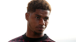 <p>Marcus Rashford was left out of Manchester United’s matchday squad for a third successive match as they prepared to host Bournemouth. Pic: John Walton/PA</p>