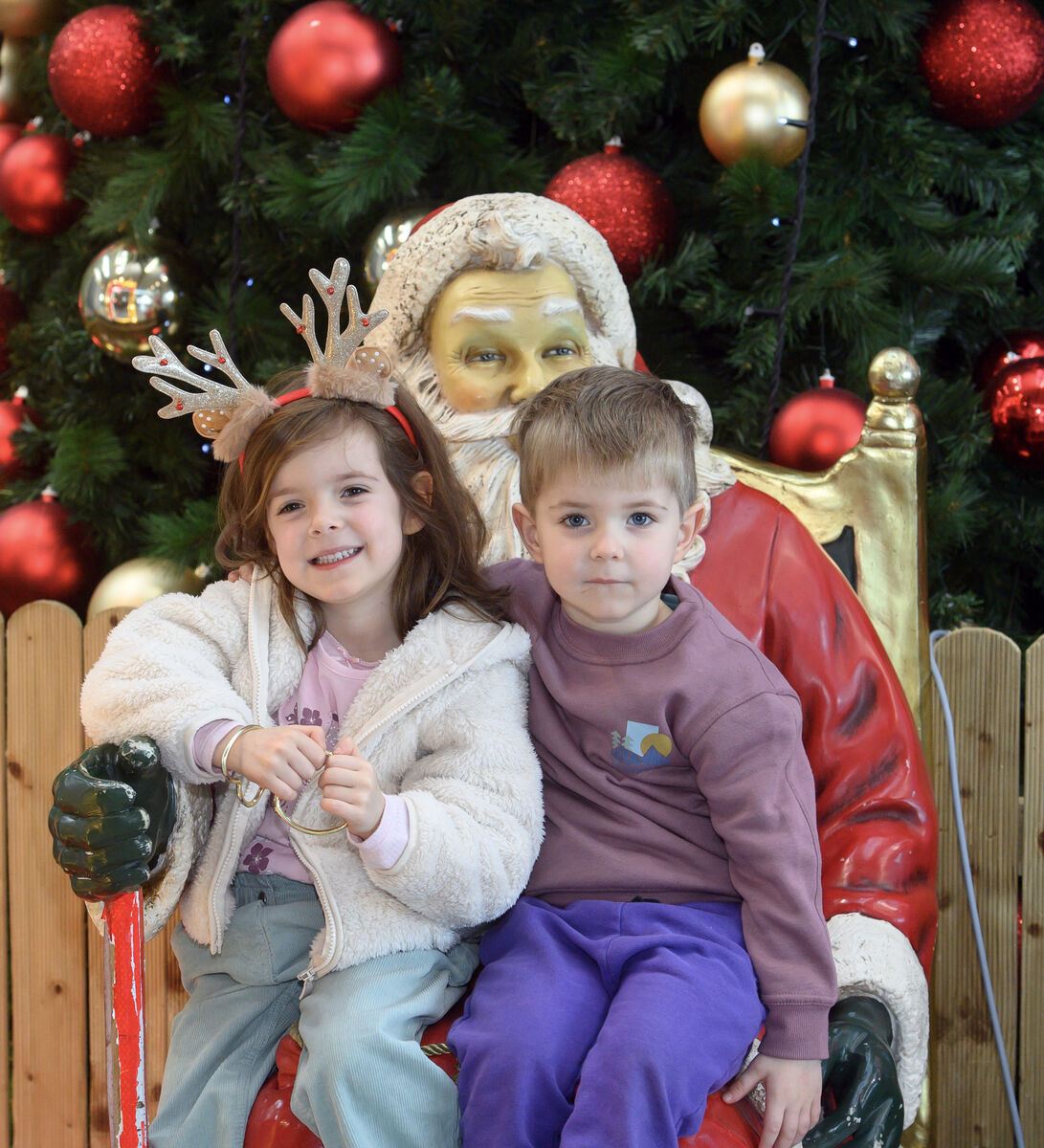  Livia and Eben O'Sullivan, Killarney who were flying to Tenerife from Cork Airport for Christmas. Picture Dan Linehan